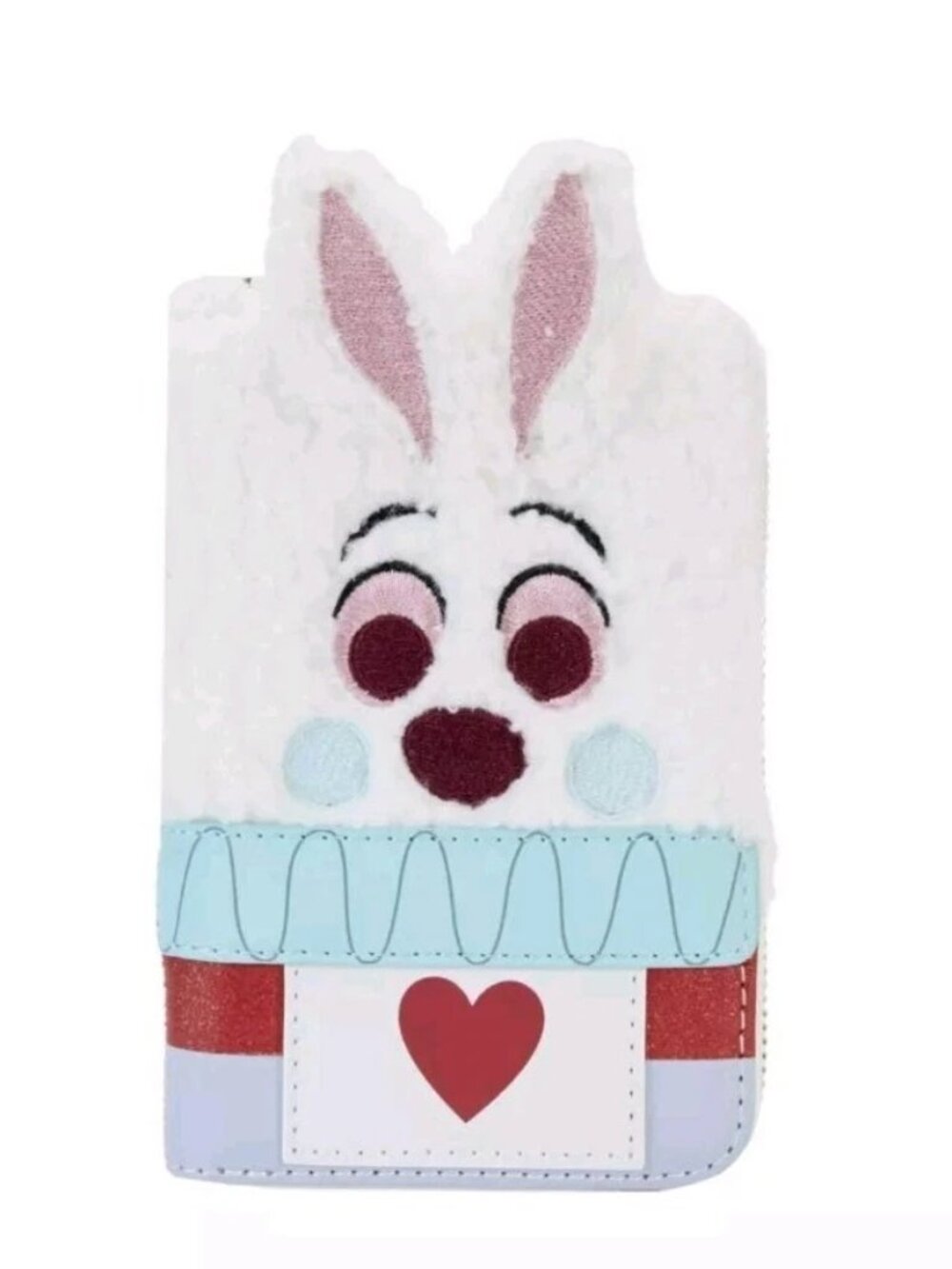 Loungefly Disney Alice In Wonderland White Rabbit Wallet Cosplay Zip Around New